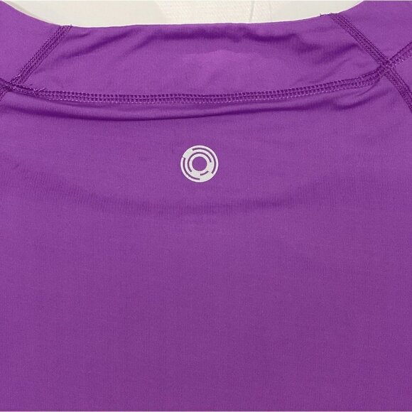 BloqUV Women's Crop Top Shirt XXS Magenta 50 UPF Sun Block Outdoors Cover-Up EUC - Picture 3 of 11